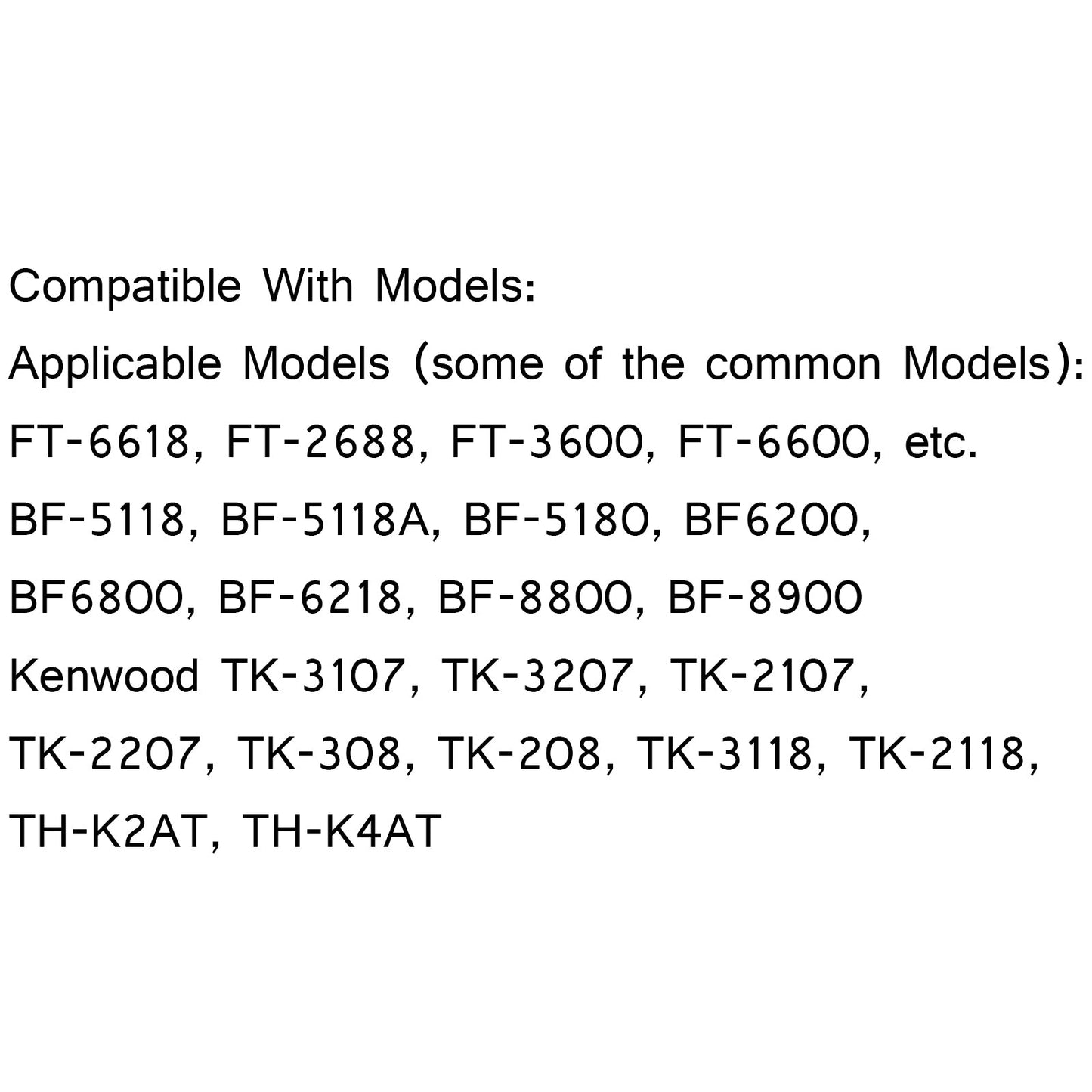 1x microfono altoparlante palmare KMC-21 per radio BaoFeng Kenwood UV-5R BF-888S