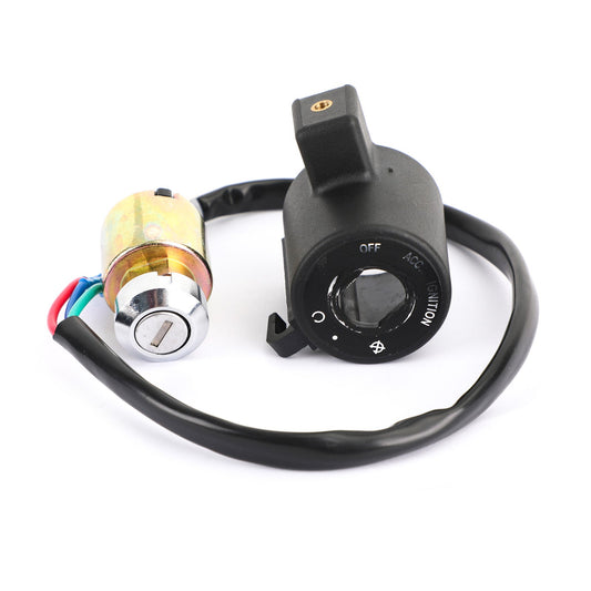 Interruttore di accensione e blocco bauletto per Sport Super Glide Low Rider FXR FXL 91-94 Generico