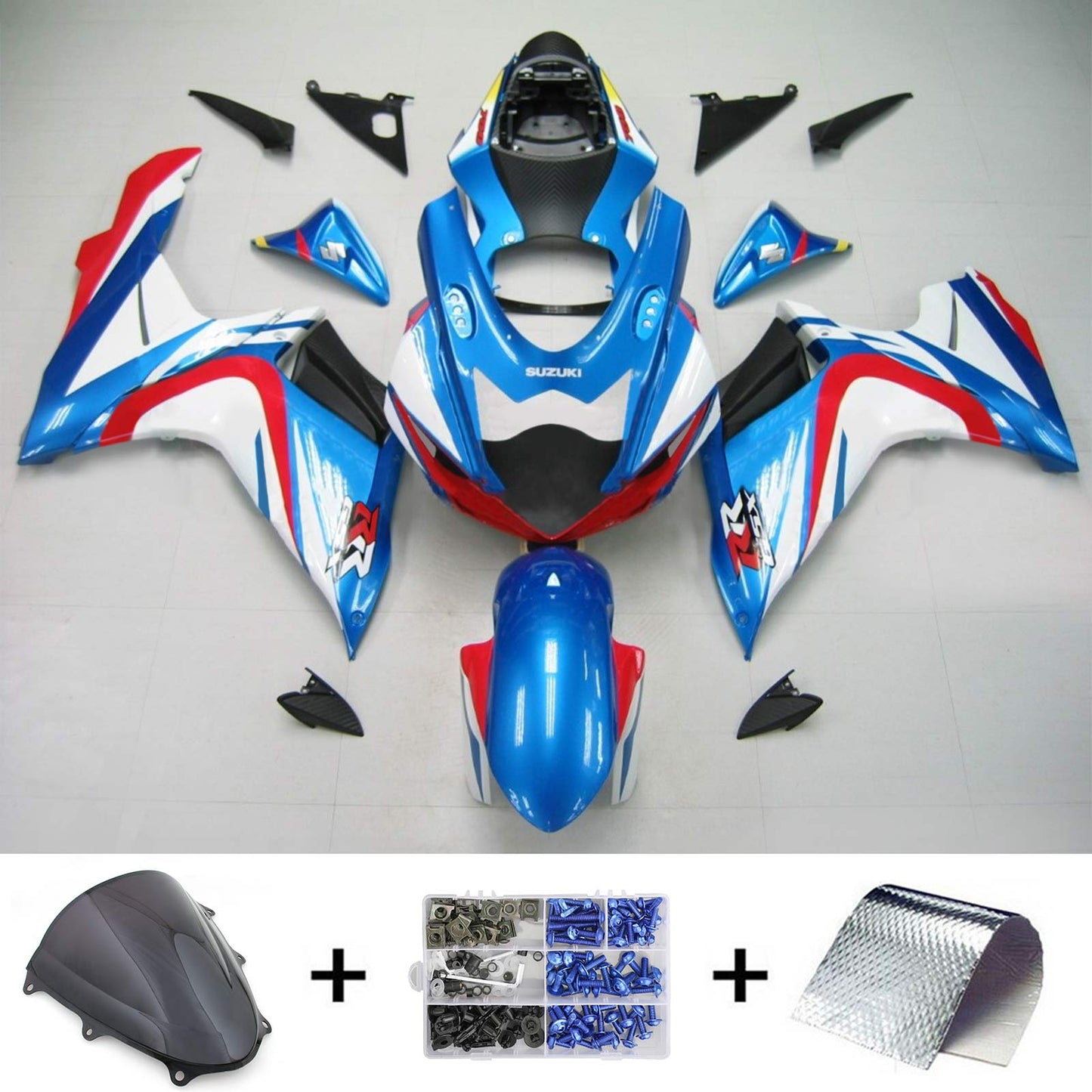 Suzuki GSXR 600/750 2011-2025 Kit carena K11 Carrozzeria Plastica ABS