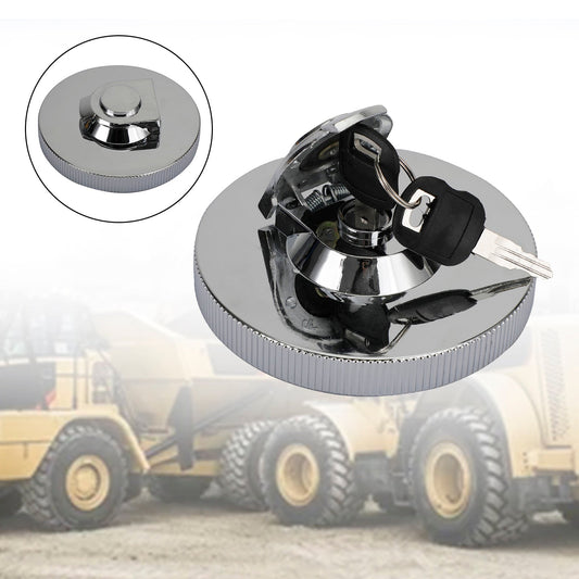 086-1781 099-8548 Tappo serbatoio a chiusura per escavatore CAT Caterpillar con 2 chiavi