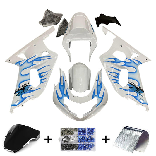 Amotopart Suzuki GSXR600 GSXR750 2001-2003 K1 Kit carena Carrozzeria Plastica ABS