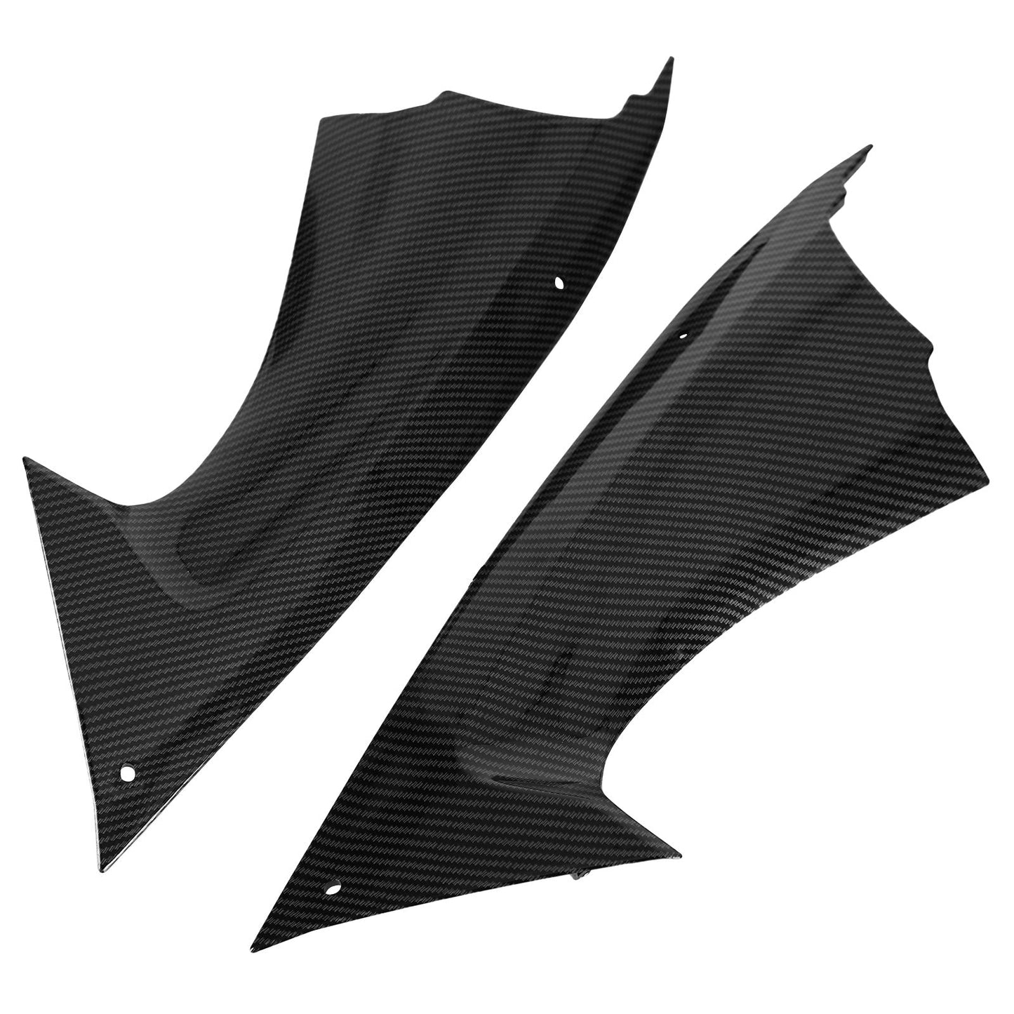 Pannello di copertura laterale del serbatoio del gas Trim carenatura per Yamaha YZF YZFR6 R6 2008-2014 Carbonio generico
