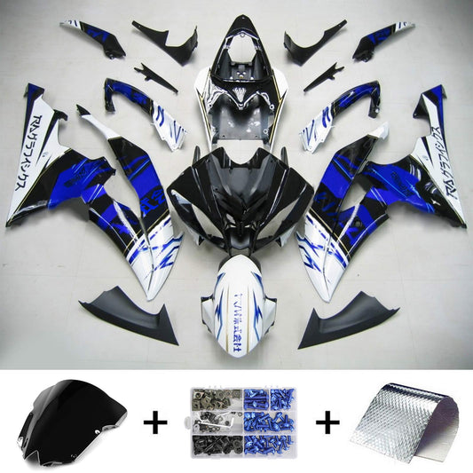 Amotopart Yamaha 2008-2016 YZF 600 R6 Kit di rivestimento Schwarzwei? Es