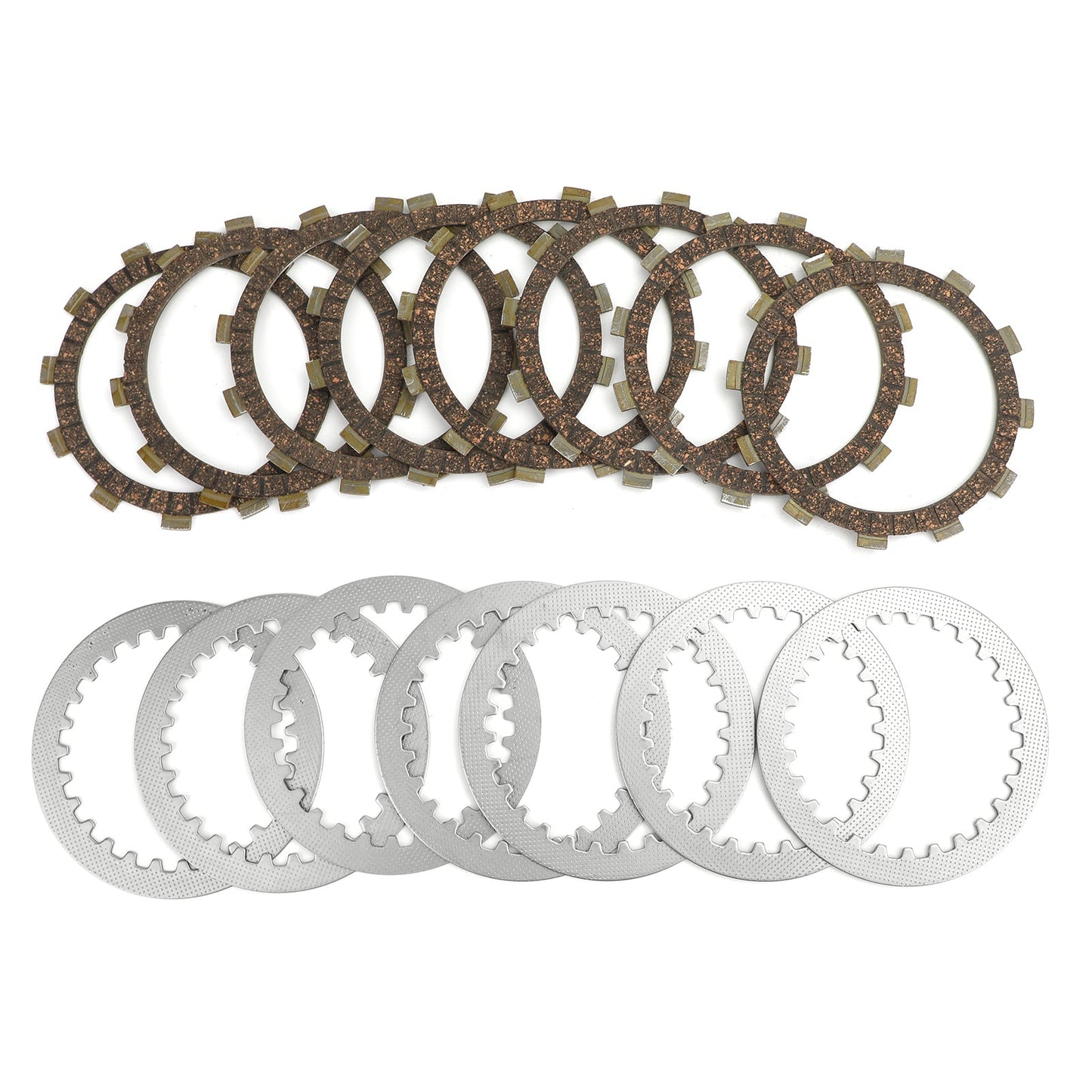 Kit frizione in ferro e dischi di attrito adatti per Yamaha XJ400 S/L/N XZ550 XJ650 XJ750 generico