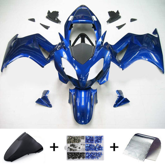 Amotopart 2002-2012 Honda VFR800 Kit carenatura blu lucido