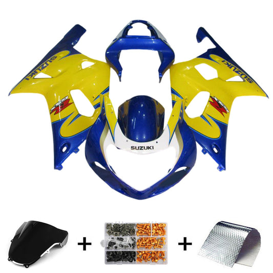 Amotopart Suzuki GSXR1000 2000-2002 K1 K2 Kit carena Carrozzeria Plastica ABS