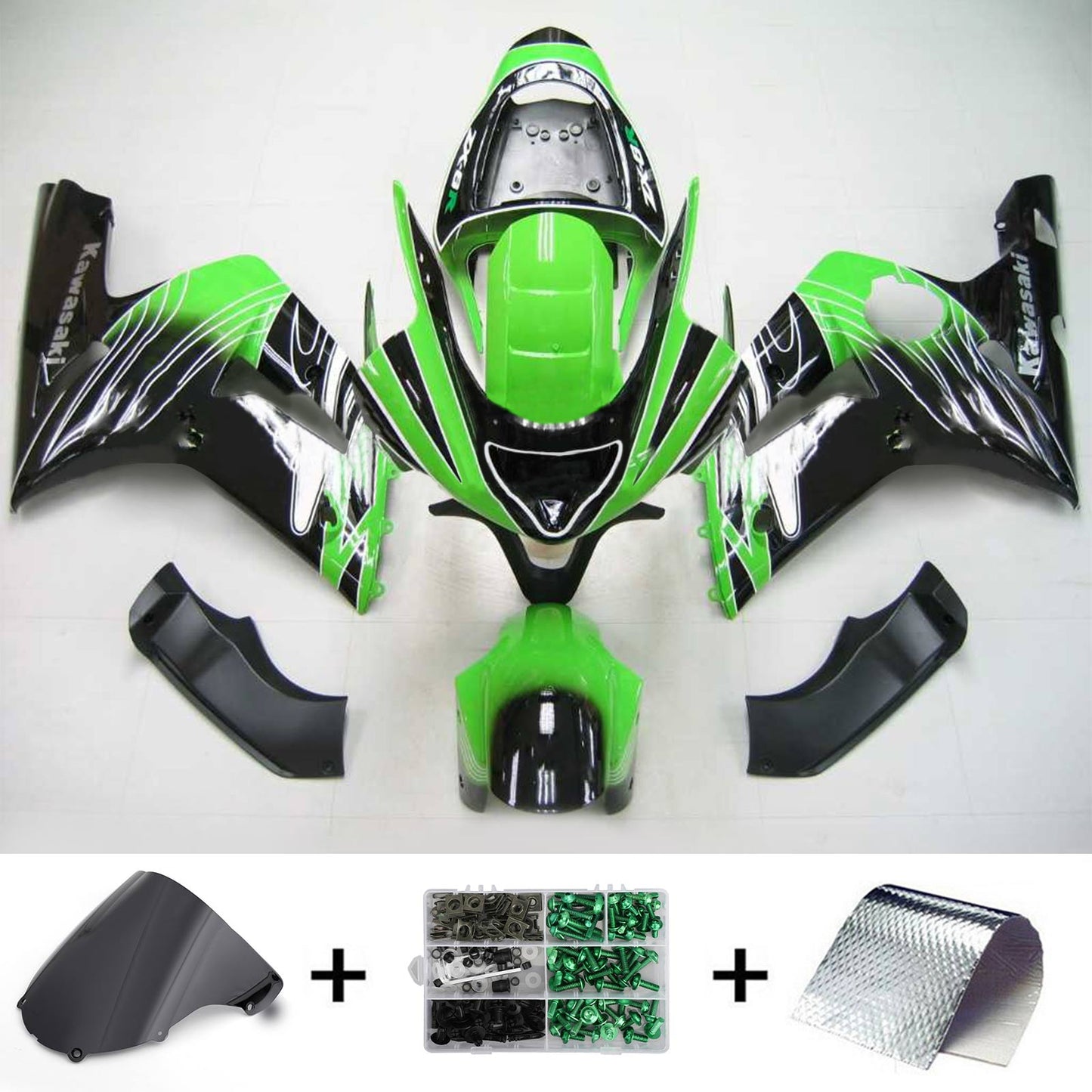 Kit Carenatura Per Kawasaki ZX6R 636 2003-2004 Generico