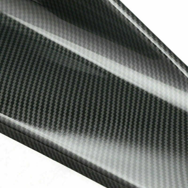 2 pezzi 35 cm gonna spoiler estensione labbro posteriore splitter a bilanciere alette ali in fibra di carbonio aspetto generico