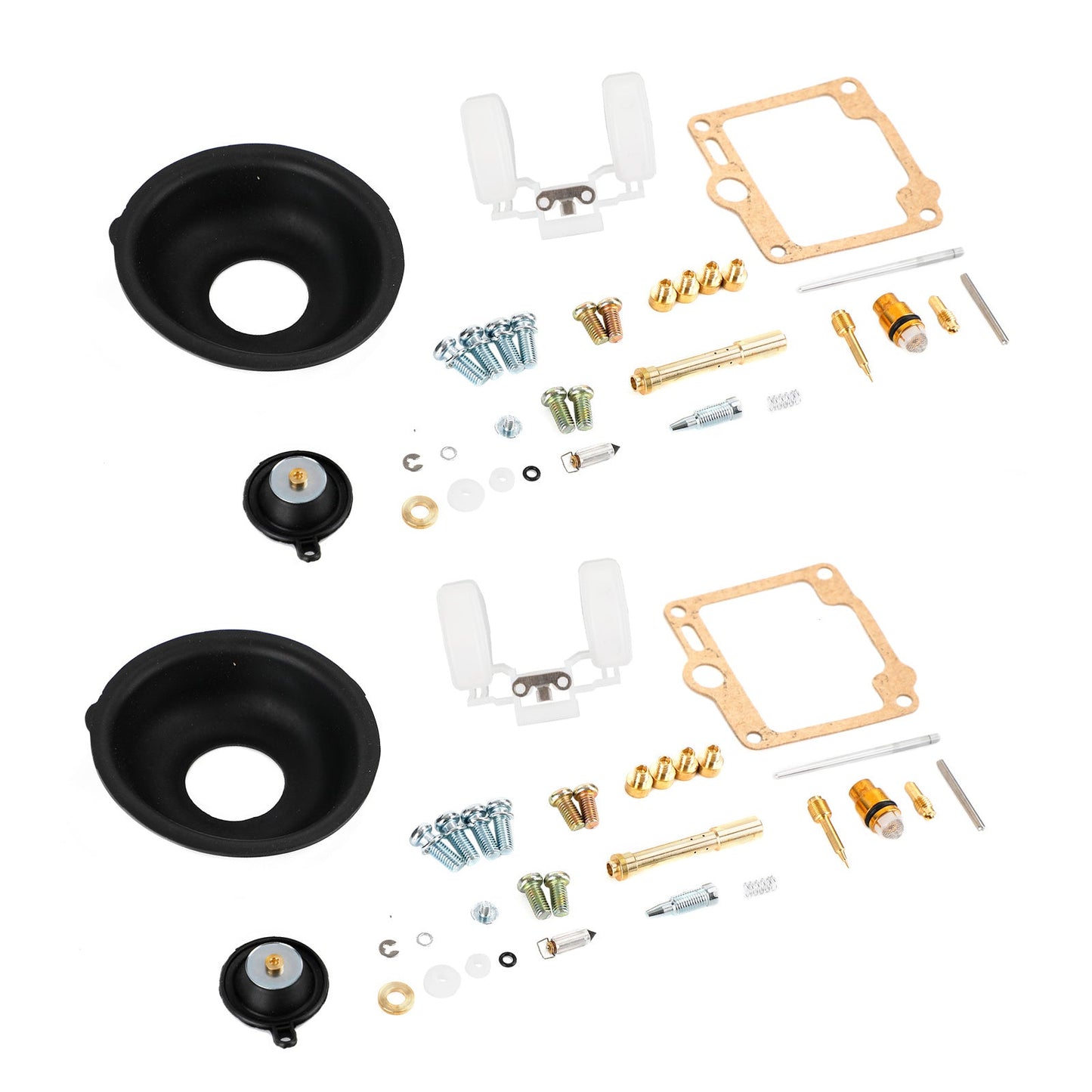 2X Carburatore Carb Rebuild Repair Kit adatto per Yamaha Virago XV750 1988-1998 Generico