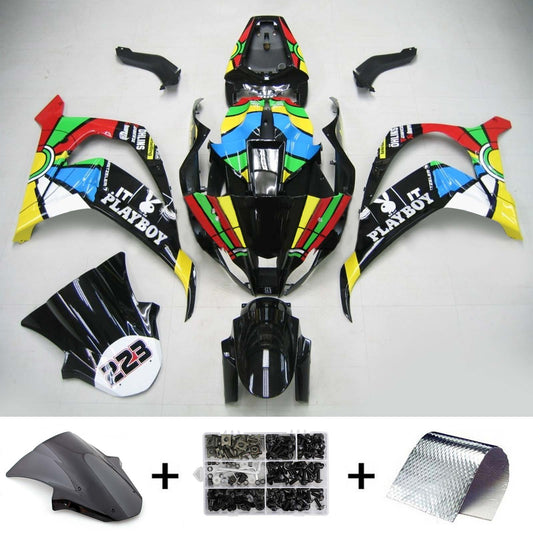 Amotopart Kawasaki ZX10R 2011-2015 kit di rivestimento multi-colore