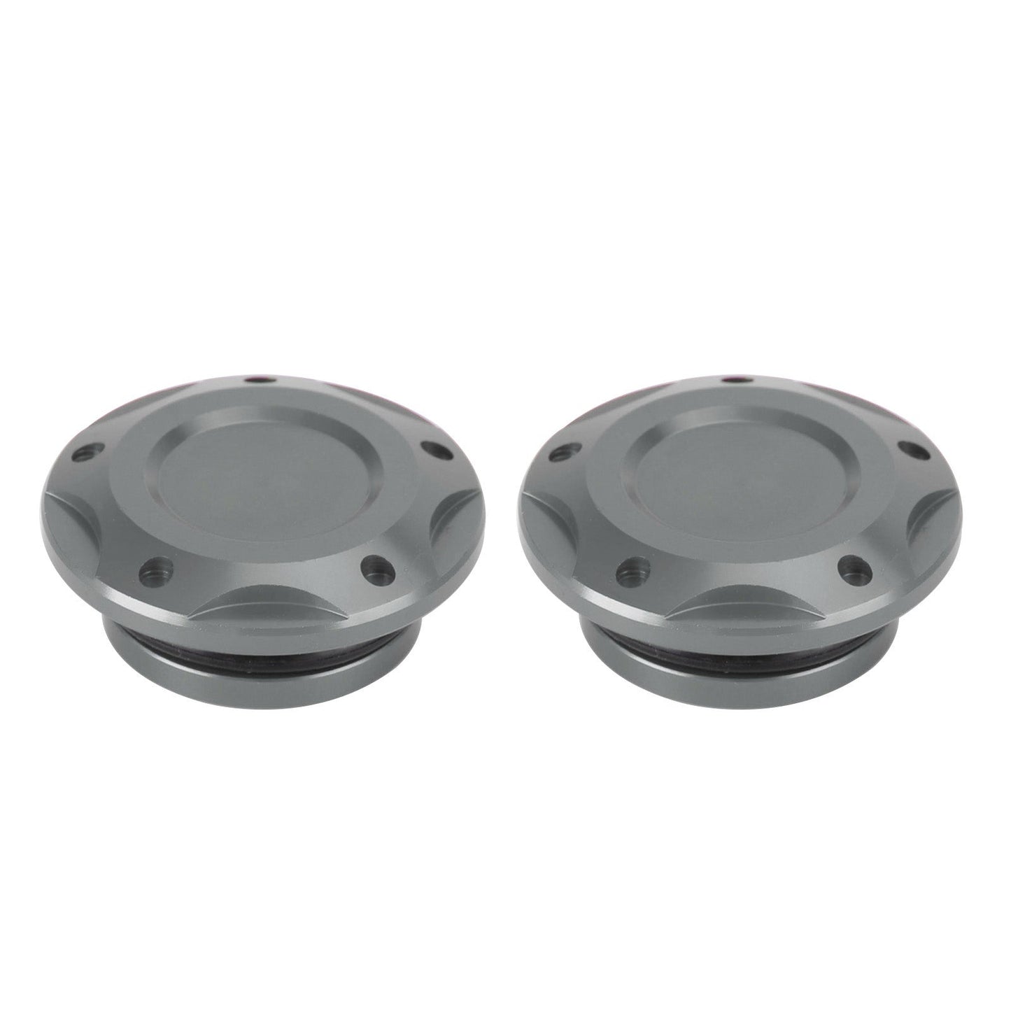 Le migliori offerte per Yamaha YZF-R3 R3 R25 MT03 MT25 Alluminio Nero Telaio Foro Tappi Copri Tappo