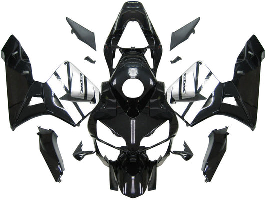 Carena Kit Carrozzeria ABS adatta per Honda CBR600RR 2003 2004 Grigio Bianco Generico