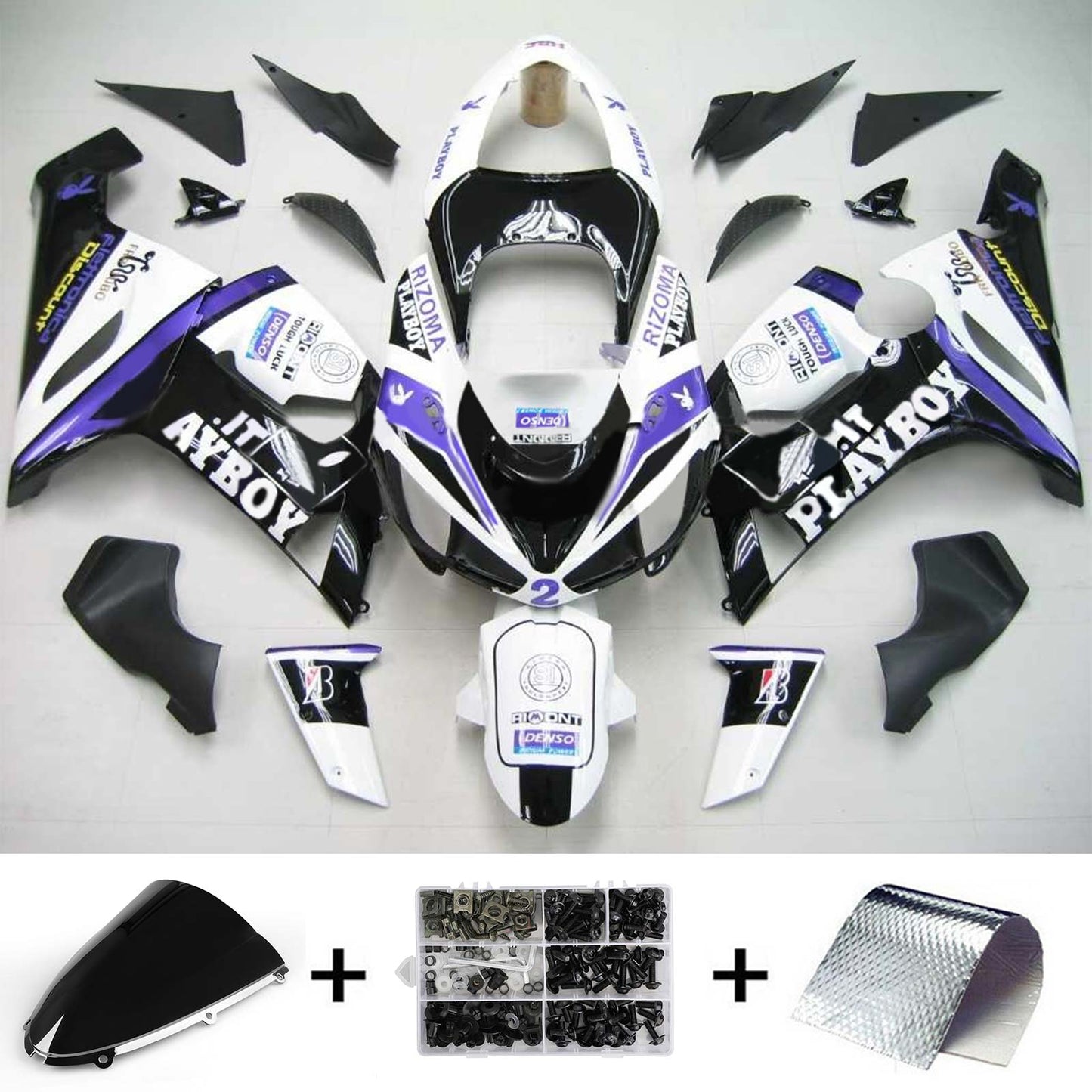 Kit Carenatura Per Kawasaki ZX6R 636 2005-2006 Generico
