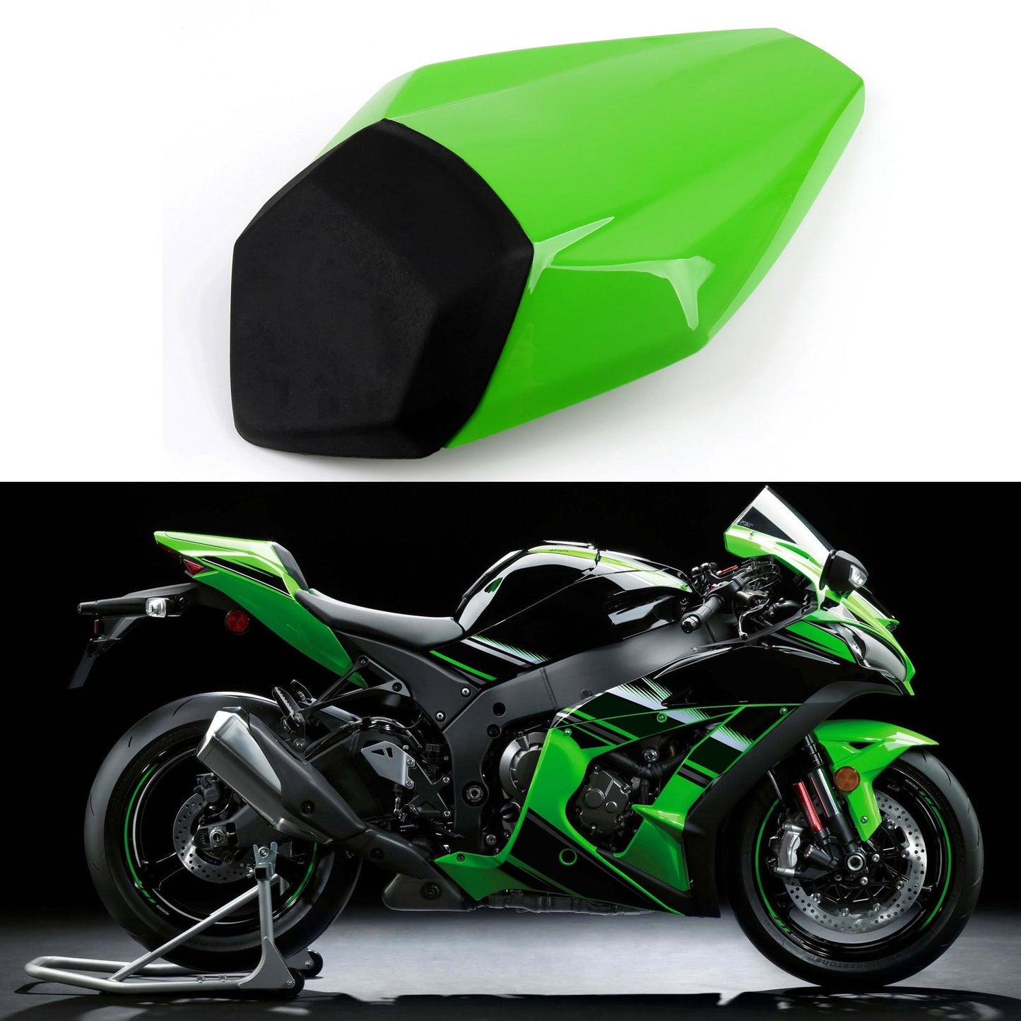 Coprisedile posteriore per Kawasaki Nijia ZX10R (2016) 7 colori generico