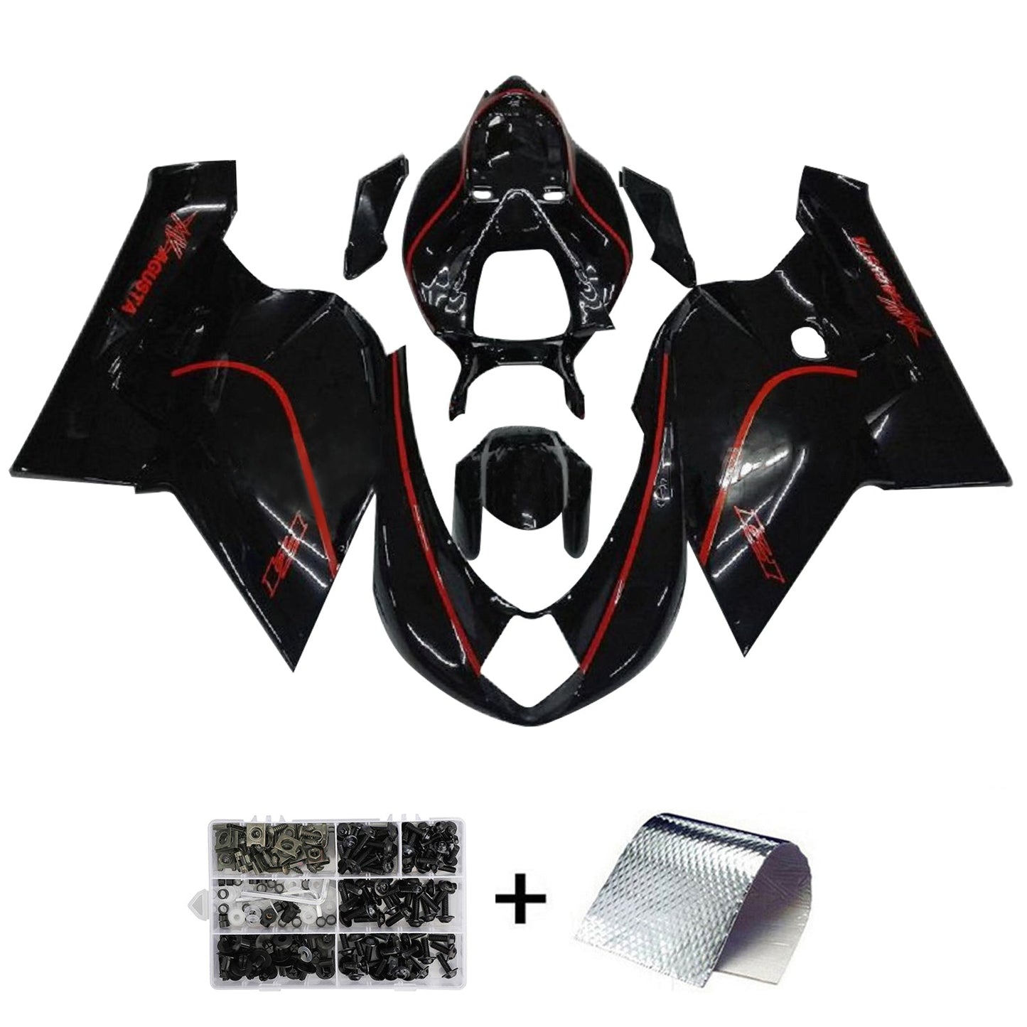 Amotopart Kit Carena MV Agusta F4 1000 2005-2006 Carrozzeria Plastica ABS