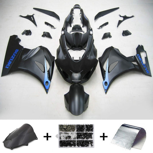 Amotopart Suzuki GSXR1000 2017-2020 K17 Kit di rivestimento nero Matt