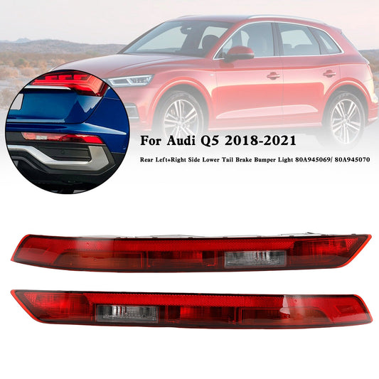 Audi Q5 2018-2021 Luce paraurti freno posteriore posteriore sinistra+destra inferiore 80A945069/70