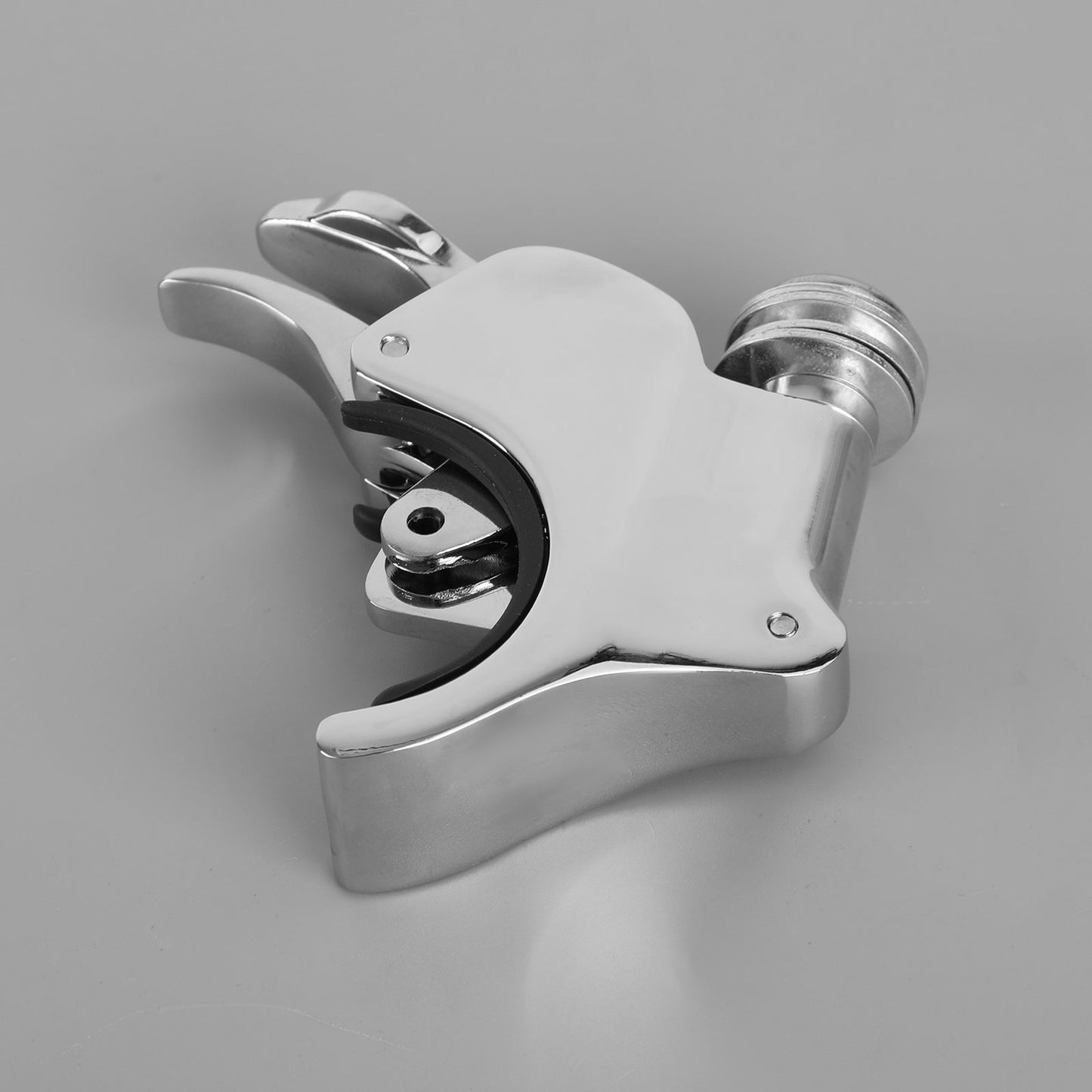 Supporto staffa morsetto forcella parabrezza per Dyna Wide Glide 2006+ Generico