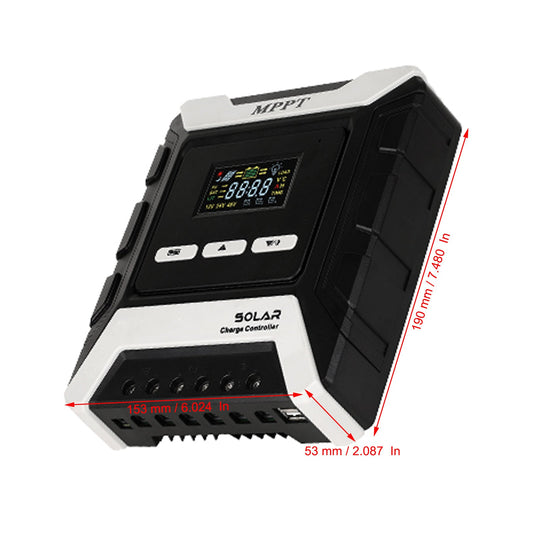 Le migliori offerte per 12/24/48V 30A MPPT Solar Charge Controller Panel Battery Regulator Dual USB