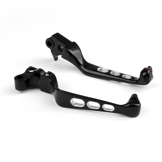 Leve freno frizione Edge Cut per Harley Softail Dyna Road King nere generiche