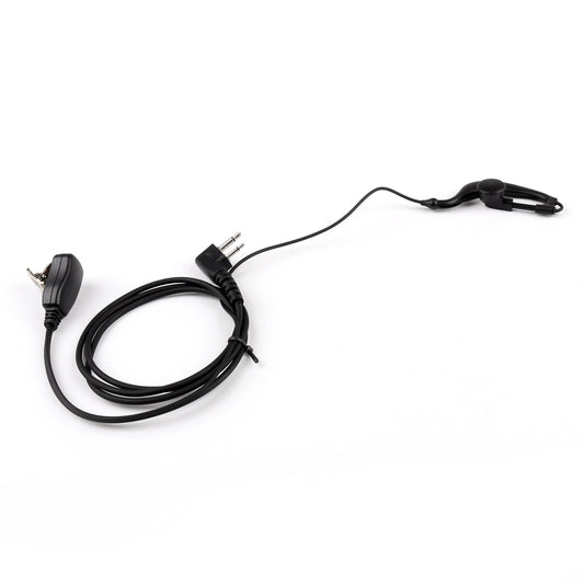 5xEar-Hook Auricolare Auricolare PTT Per Icom IC-F3 IC-F4 IC-U12 V8 V82 F21 F26 Radio