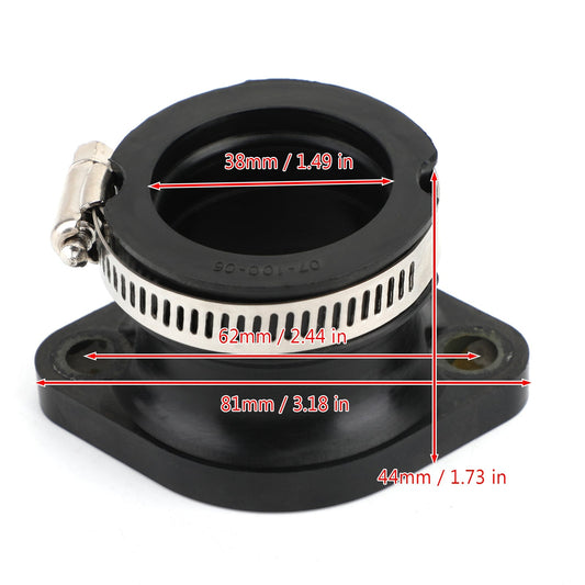Carburatore Flangia Carb Aspirazione Boot per Polaris 3082439,3082537,3083306,3085044 Generico