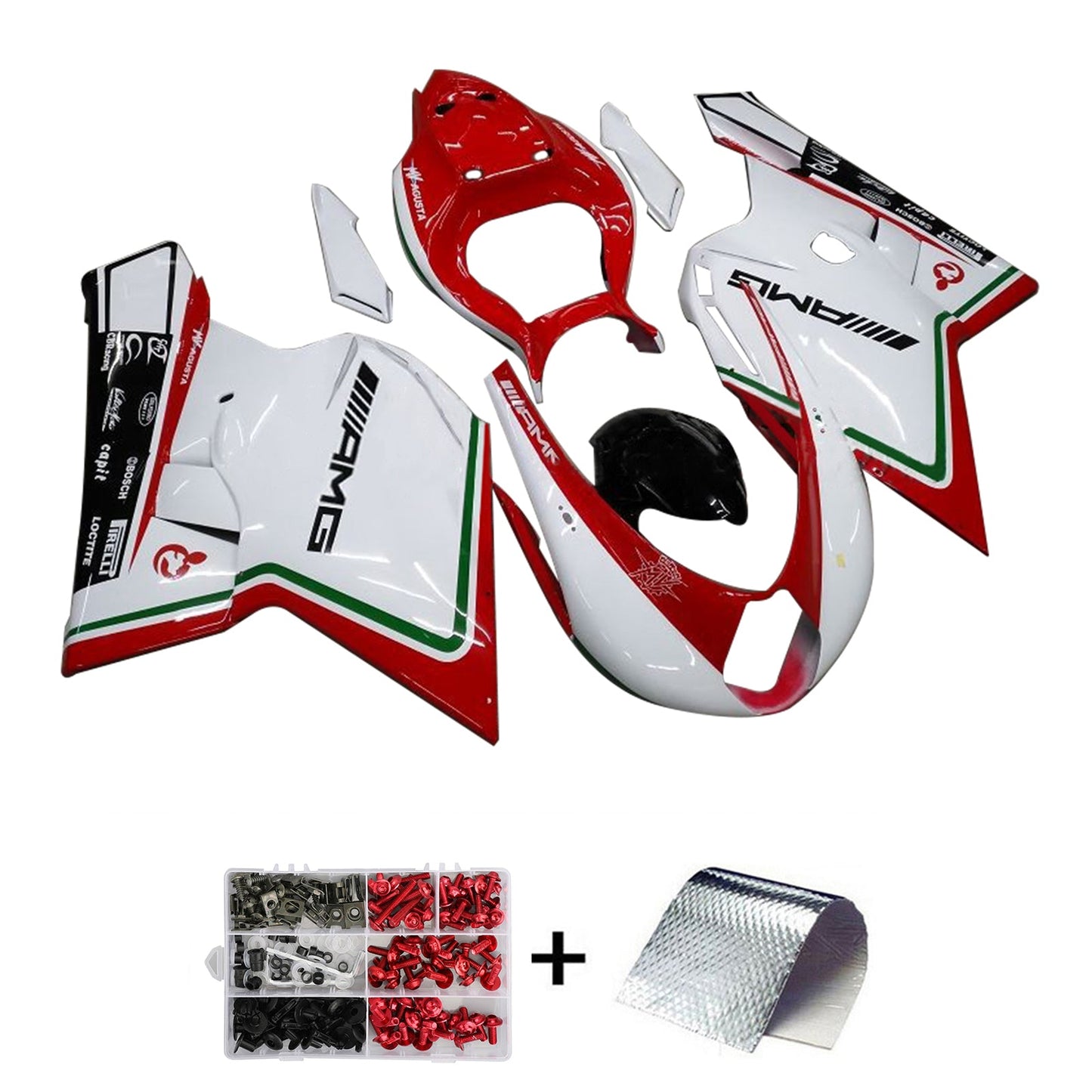 Amotopart Kit Carena MV Agusta F4 1000 2005-2006 Carrozzeria Plastica ABS