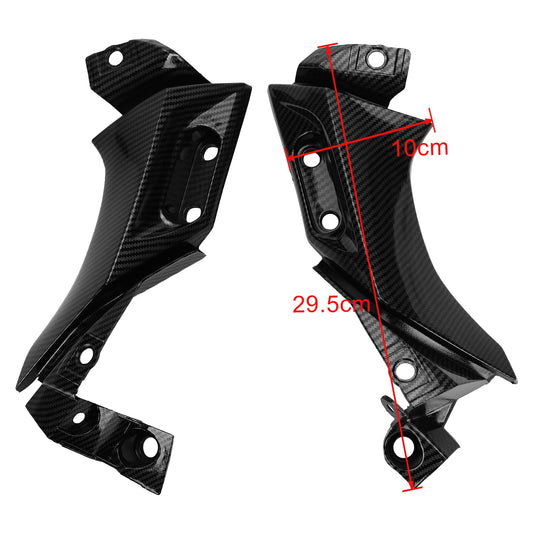 Carena carenatura pannello centrale telaio laterale per Yamaha YZF R1 2004-2006 Carbonio generico