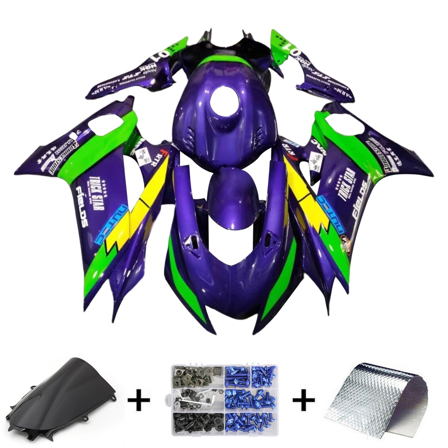 Kit carena Yamaha YZF-R6 2017-2022 Carrozzeria Plastica ABS