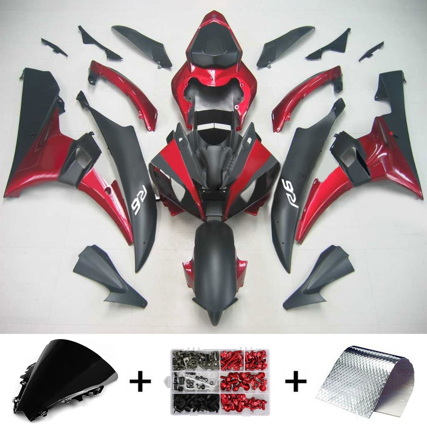 Amotopart rivestimento adatto a Yamaha YZF 600 R6 2006-2007