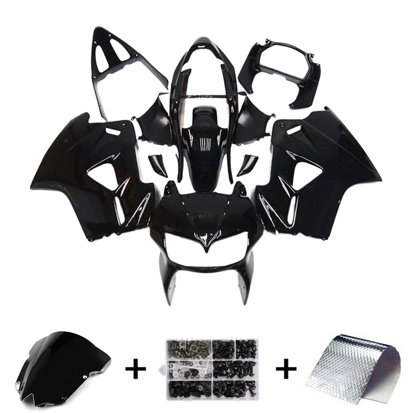 Amotopart Honda VFR800 2002-2012 Carenatura in plastica ABS