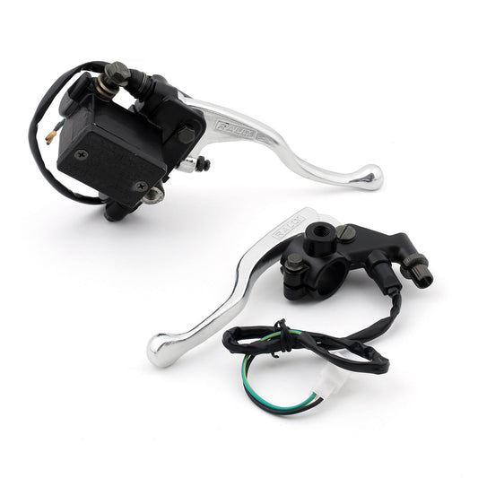 7/8'' Manubrio Controllo Reservoir Leve Frizione Freno Per Yamaha TW125 200 225 Generico