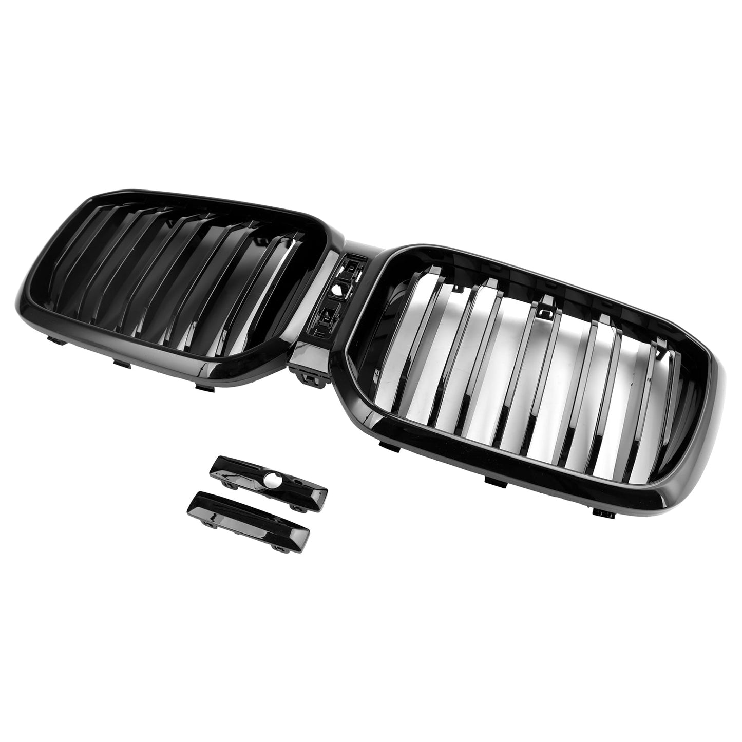 BMW X3 X4 G01 G02 2022-2025 Griglia a rene anteriore nera lucida