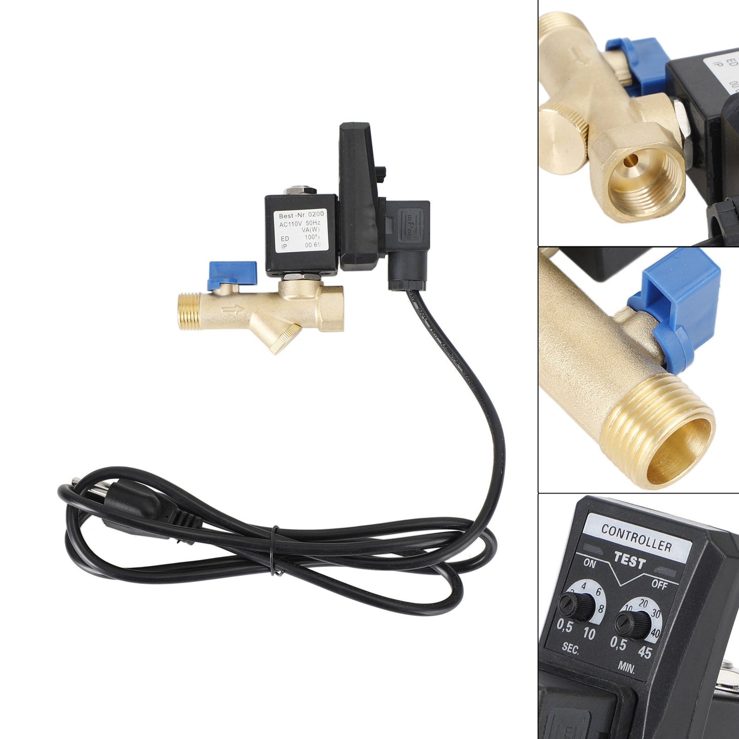 AC110V 1/2 "Valvola di scarico automatico del compressore d'aria temporizzato elettronico automatico