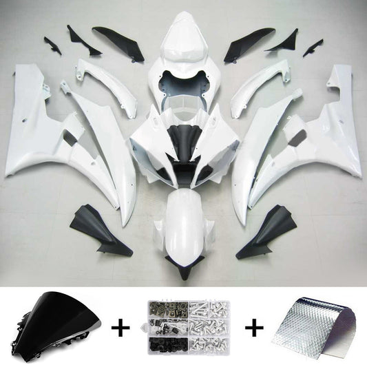 Amotopart Yamaha 2006-2007 YZF 600 R6 White