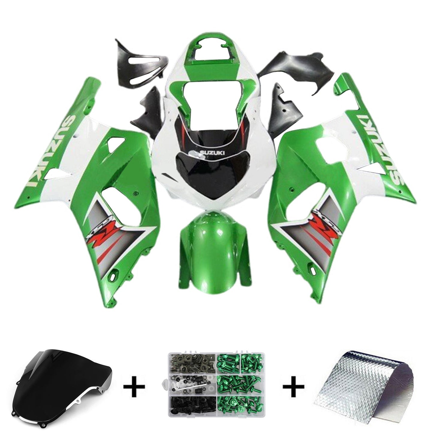 2001-2003 Suzuki GSXR600 2000-2003 GSXR750 K1 Kit carenatura iniezione Carrozzeria