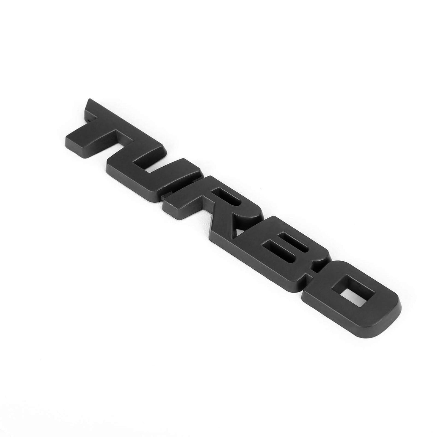 Metallo 3D Turbo Logo Auto Distintivo Dell'emblema Adesivo Tronco Paraurti Decal Argento Generico