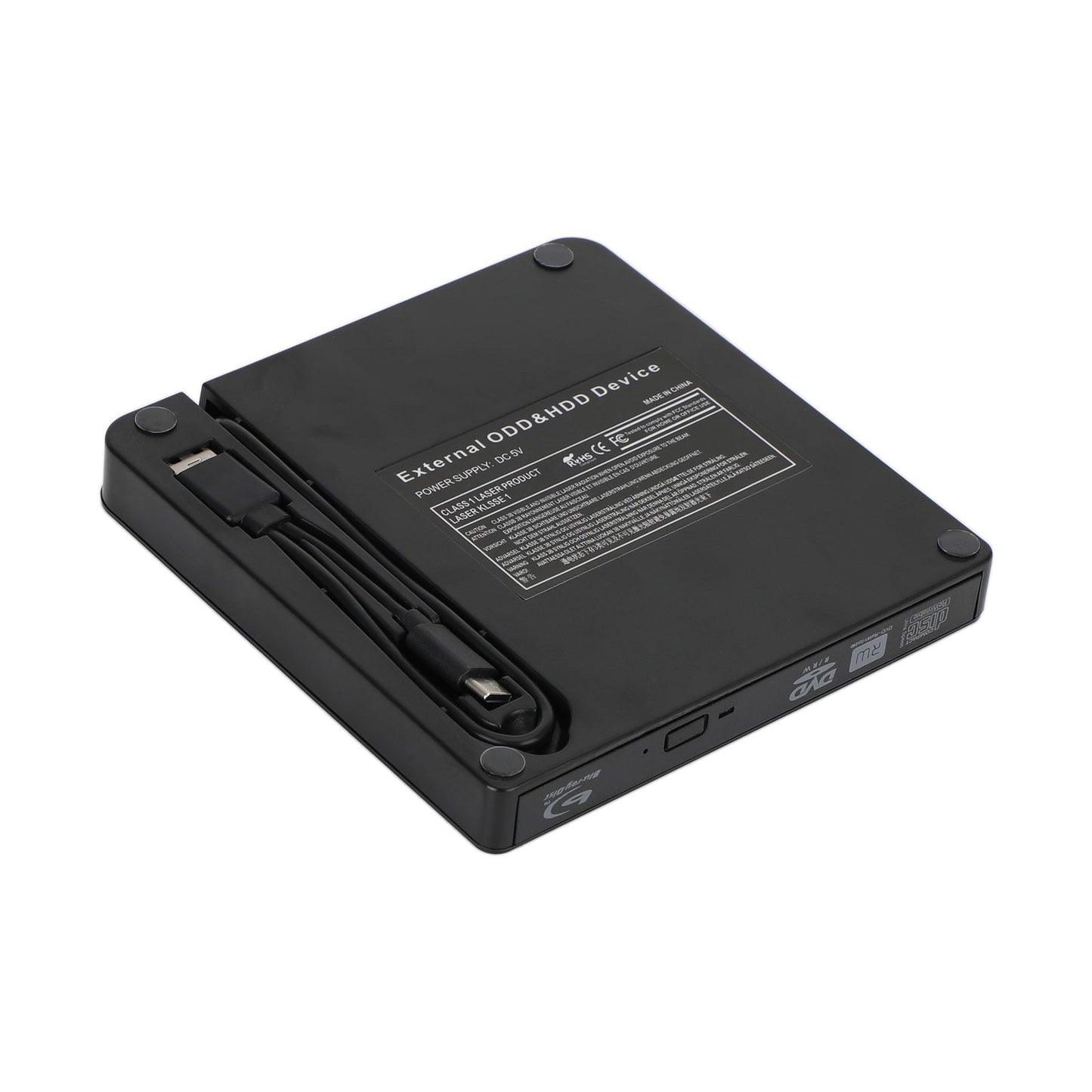 Unità esterna Lettore BD Lettura/scrittura Masterizzatore di unità portatile USB 3.0 e masterizzatore DVD di tipo C Unità 3D adatta per Win10 Win11 Mac OS