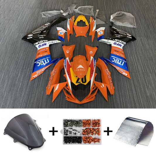 Amotopart Kit carena Suzuki GSXR 600/750 2011-2025 K11 Carrozzeria Plastica ABS