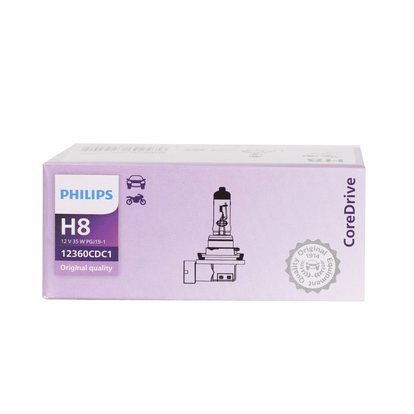 H8 Per Philips CoreDrive Nebbia alogena 12360CDC1 12V 35W PGJ91-1 Generico