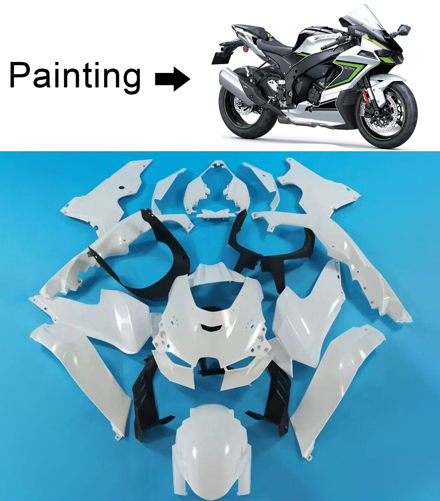 Kawasaki ZX-10R ZX10R 2021-2025 Kit Carena Carrozzeria ABS