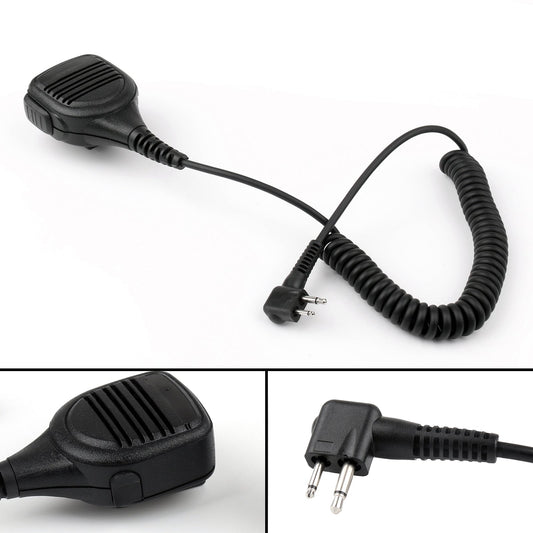 Microfono con altoparlante da spalla PER Motorola Radio 2 PIN GP68 CP150 GP88 CP200 PMMN4029A