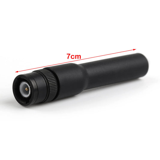 SF20 VHF F& UHF Dual Band BNC Piccola antenna radio tozza flessibile 7cm