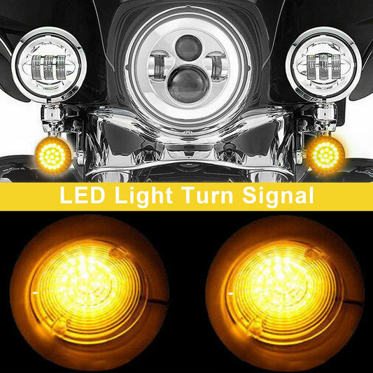 1156 Luci posteriori a LED per indicatori di direzione per Dyna Touring Street Road Glide 883 Generico