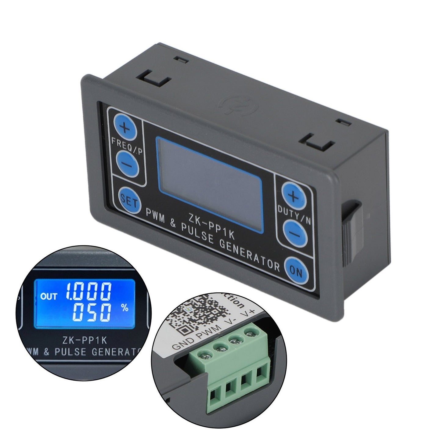 Modulo generatore di segnale PWM regolabile Frequenza degli impulsi Duty Cycle Onda quadra