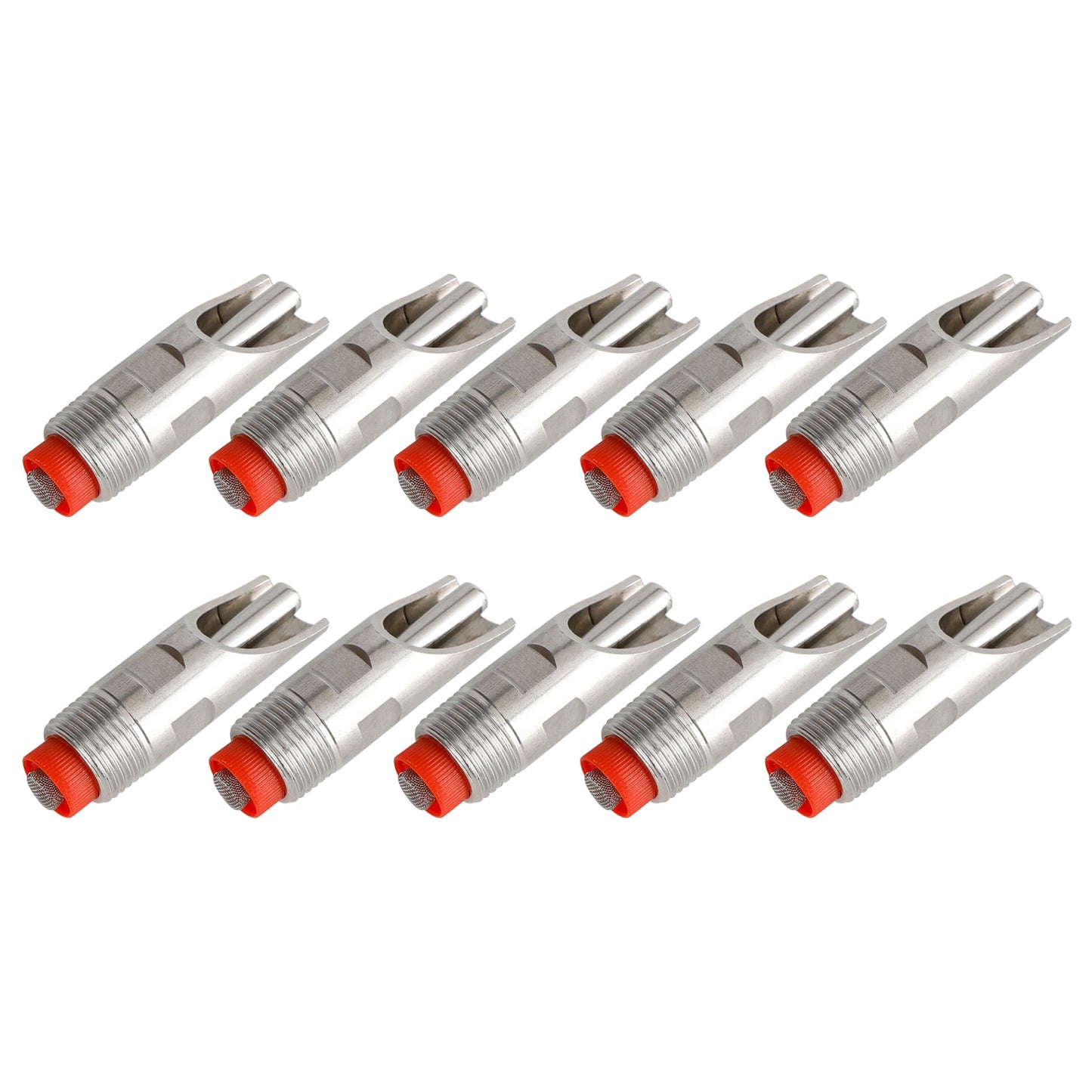 10 pezzi di abbeveratoi per abbeveratoi in acciaio inossidabile con filettatura NPT da 1/2 "maiale automatico Fedex Express