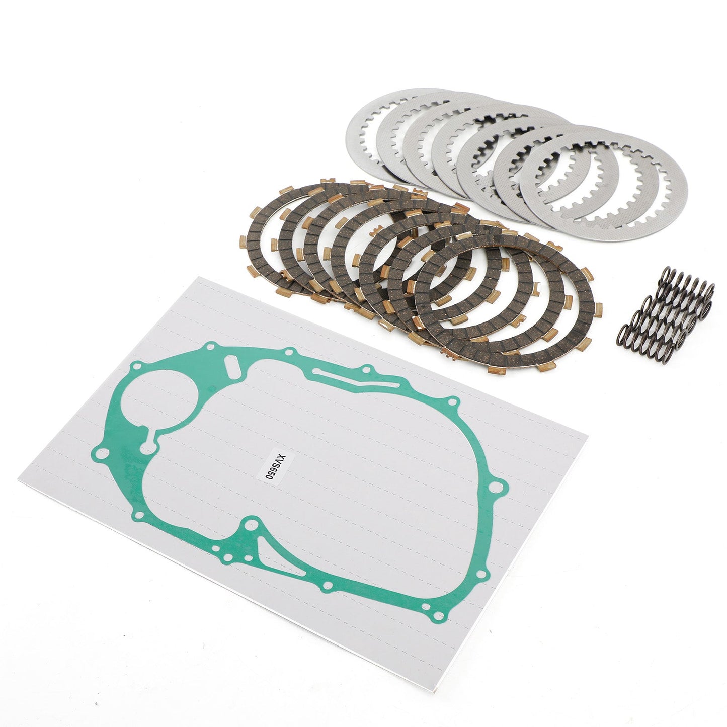 3B6-W001G-00-00 Per Yamaha V Star 650 XVS650 1998-2003 Kit disco frizione e guarnizioni Generico