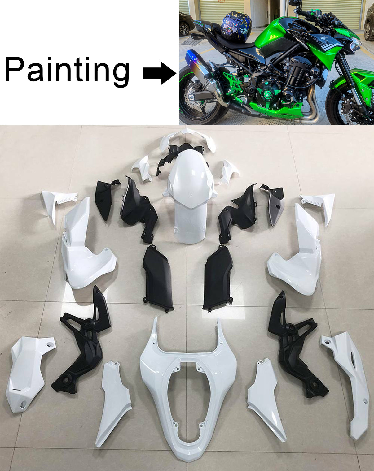 Kit carenatura Kawasaki Z900 2020-2024