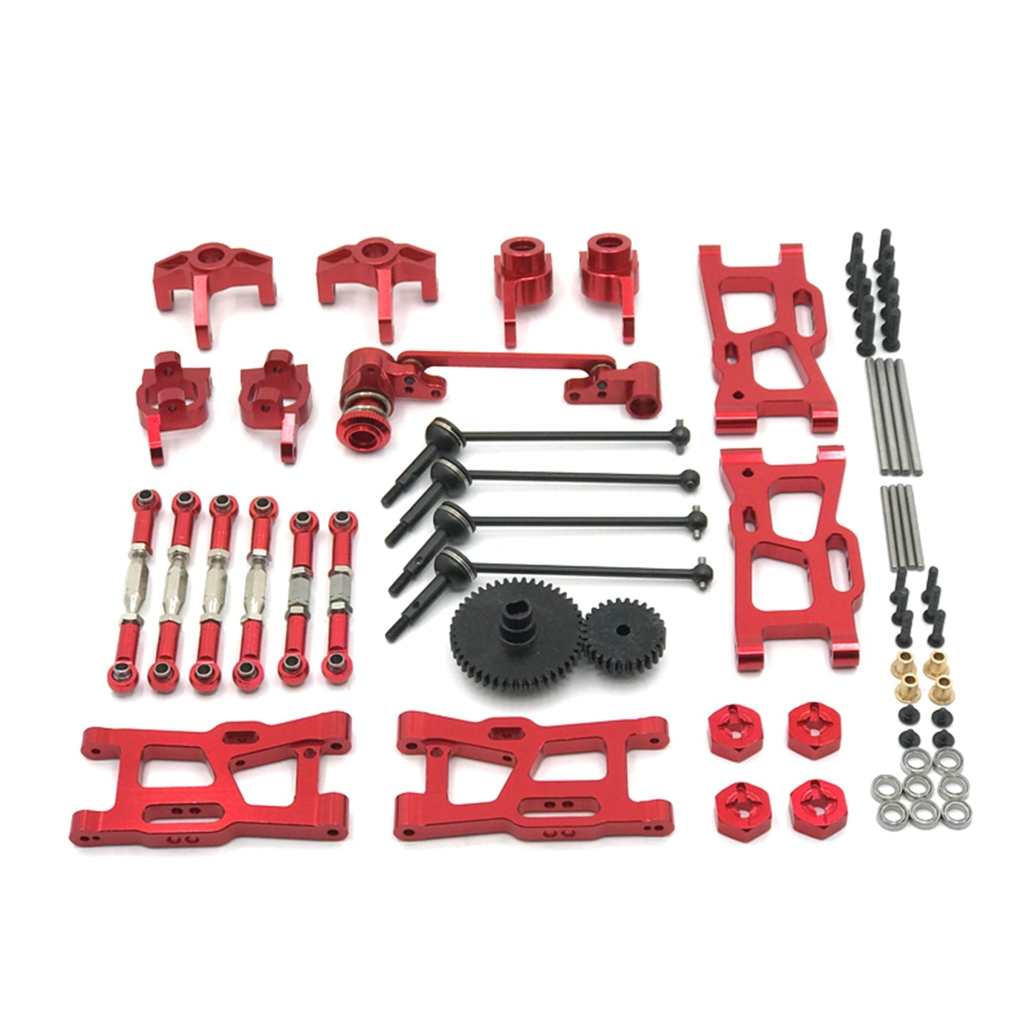 Metallo 1/12 1/14 RC Kit di Aggiornamento Per Wltoys 144001 144002 124016 124017 124018