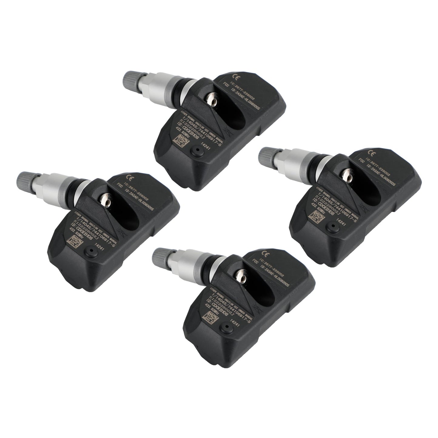 Benz GL550 GL320 S450 Sistema di monitoraggio della pressione dei pneumatici Sensore A0025406717 4 PZ